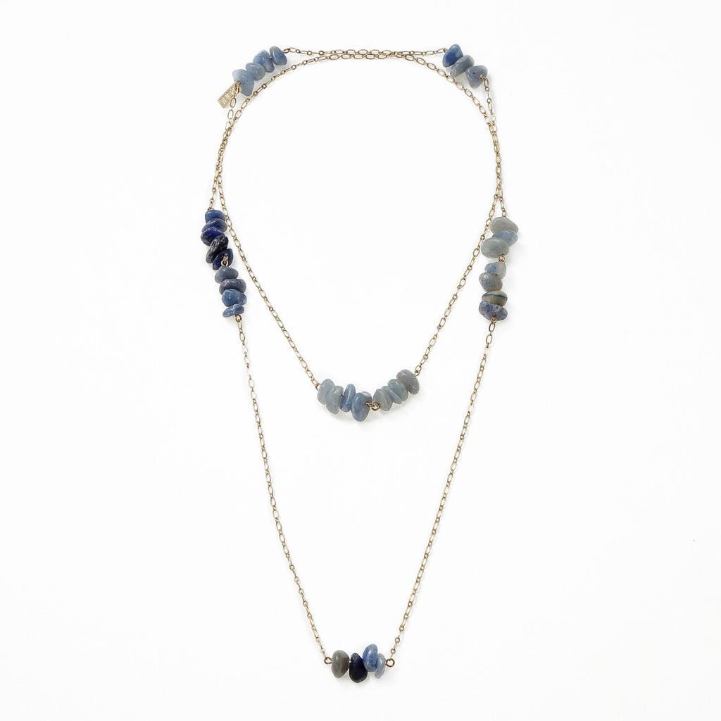 Colar Corrente Pedras