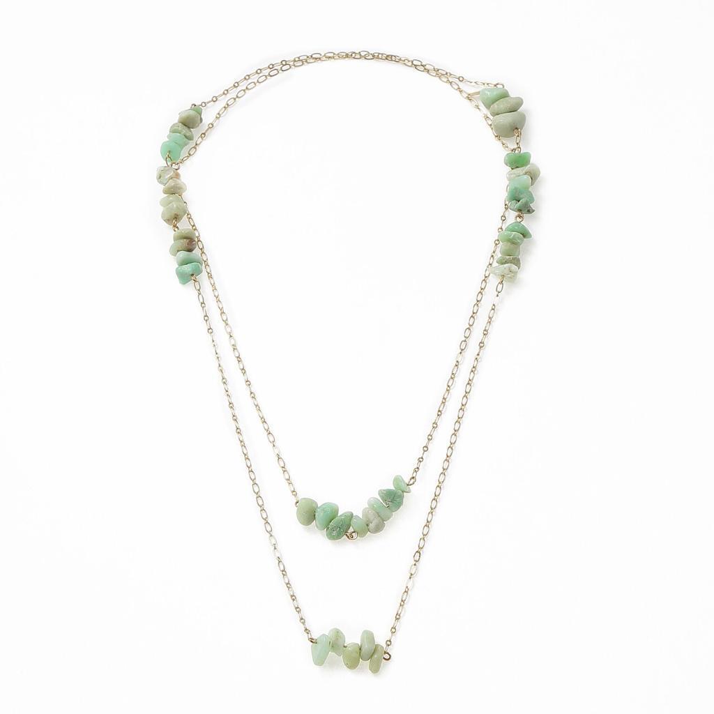 Colar Corrente Pedras