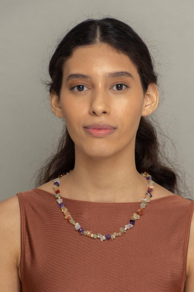 Colar Cristal Multicores