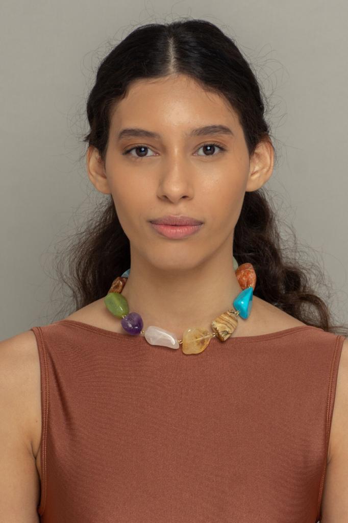 Colar Multi Stone